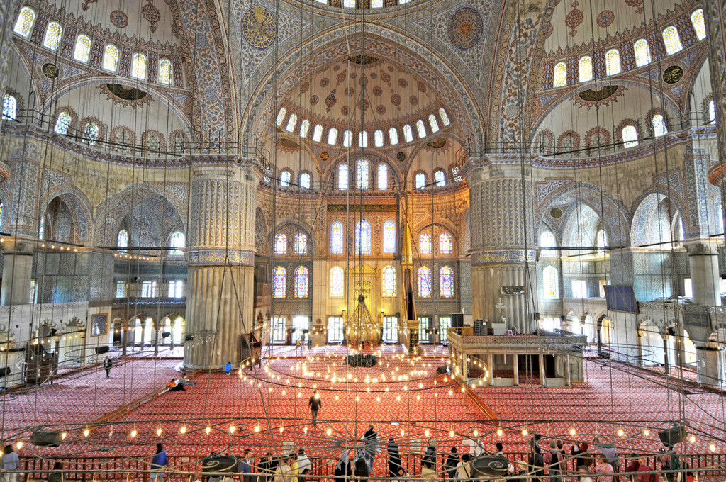 Sultanahmet Camii İç Mekan Fotoğrafı